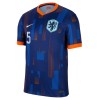 Maillot de Supporter Pays-Bas Ake 5 Extérieur Euro 2024 Pour Homme